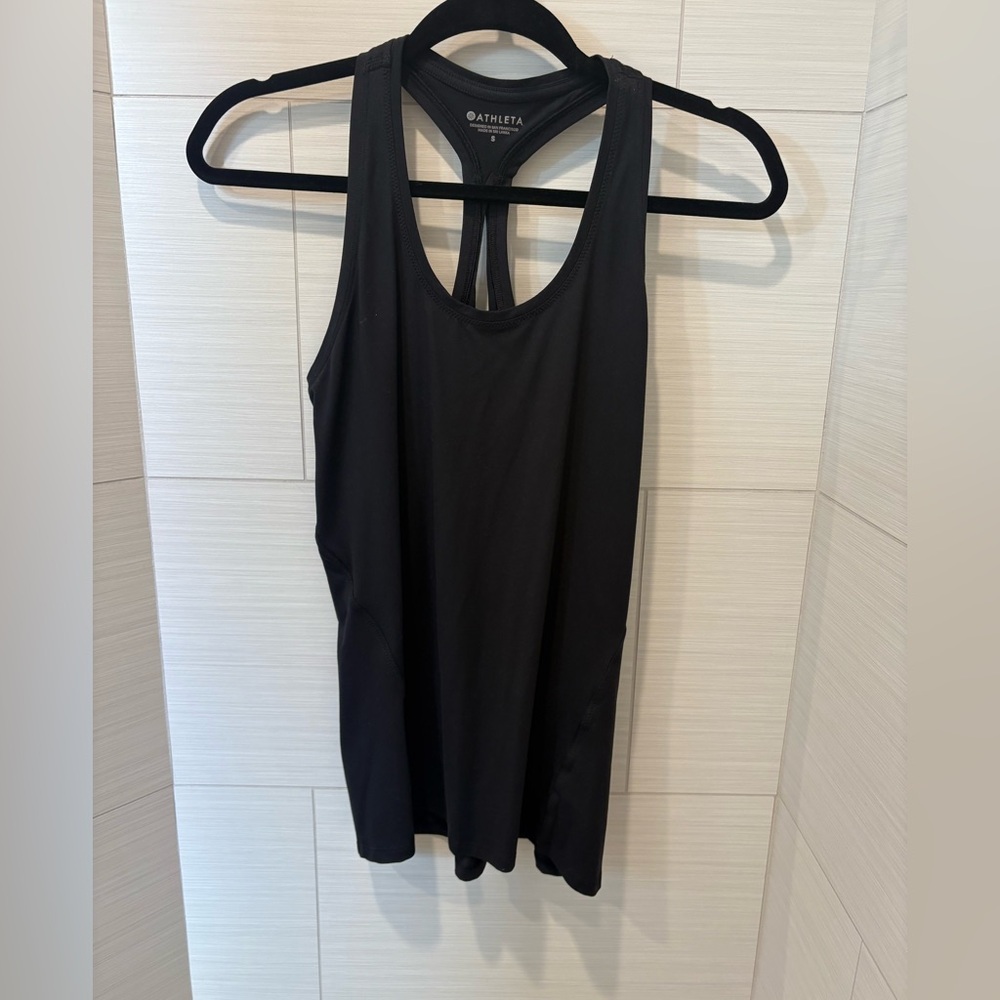 EUC size S black Athleta tank top
